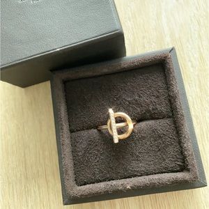 New Hermès Gold diamond ring